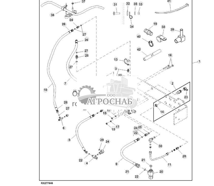 Trailer Brake Valve Kit (Scraper Tractor Highflow) 